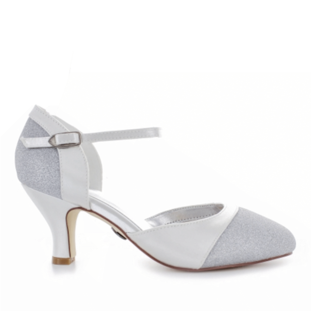 Wedding shoes White Lady 701 Ivory-Silver