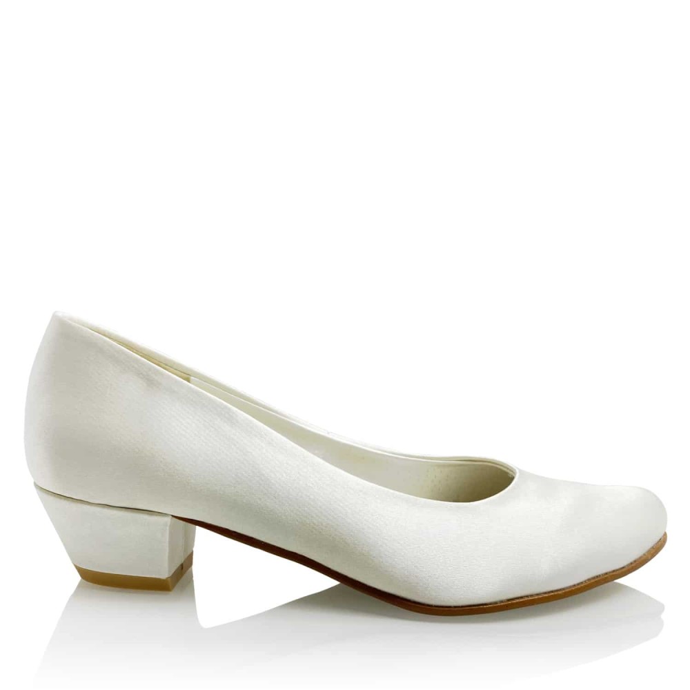 Bridal shoes Stacy Satin Ivory
