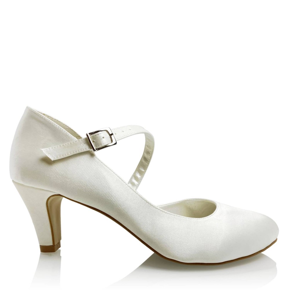 Bridal shoes Mira Satin Ivory