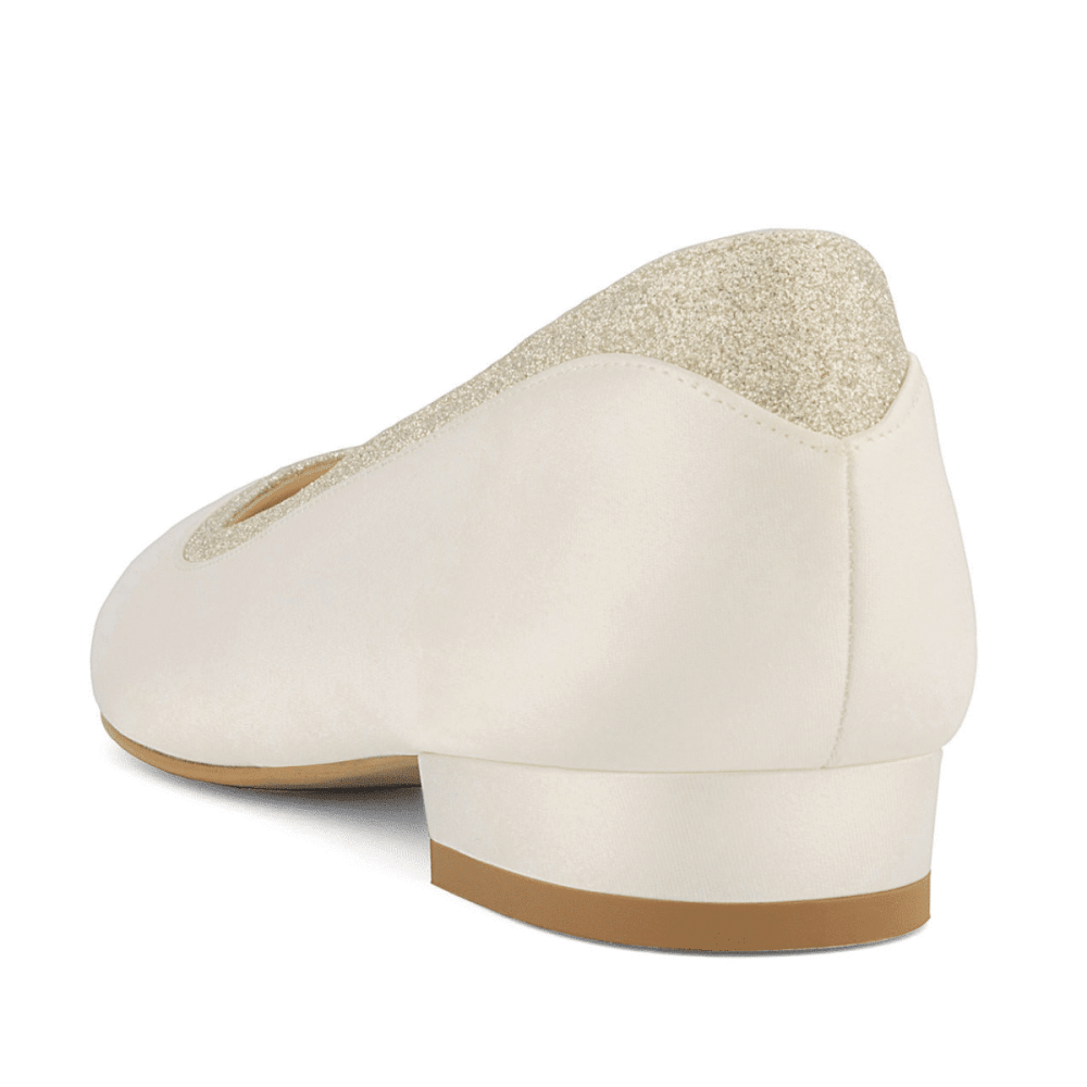 Свадебные атласные туфли Avalia ROMY Ivory