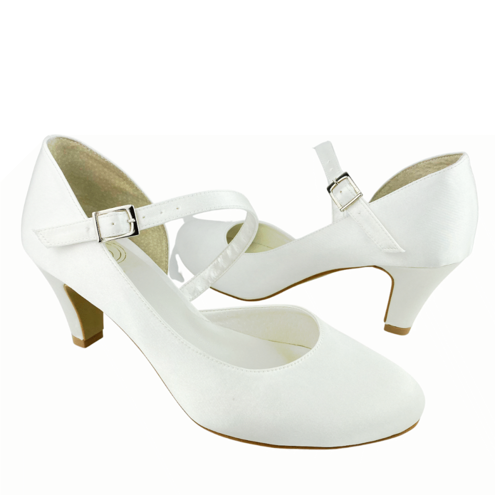 Bridal shoes Mira Satin Ivory