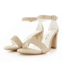 Wedding shoes White Lady 861 Champagne with glitter