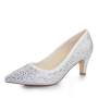 Wedding shoes White Lady 925 Ivory with rhinestones
