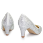 Wedding shoes White Lady 925 Ivory with rhinestones