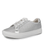 White Lady 933 silver sneaker with glitter