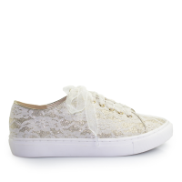 White Lady 937 Champagne lace sneaker