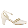 Свадебные атласные туфли Avalia LUNA Ivory