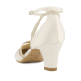 Свадебные атласные туфли Avalia LUNA Ivory