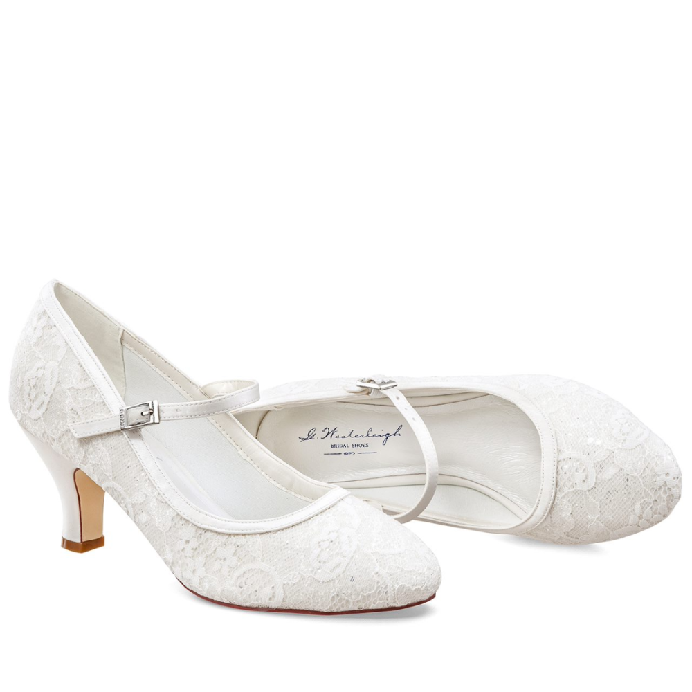 Bridal shoes G. Westerleigh Megan Ivory