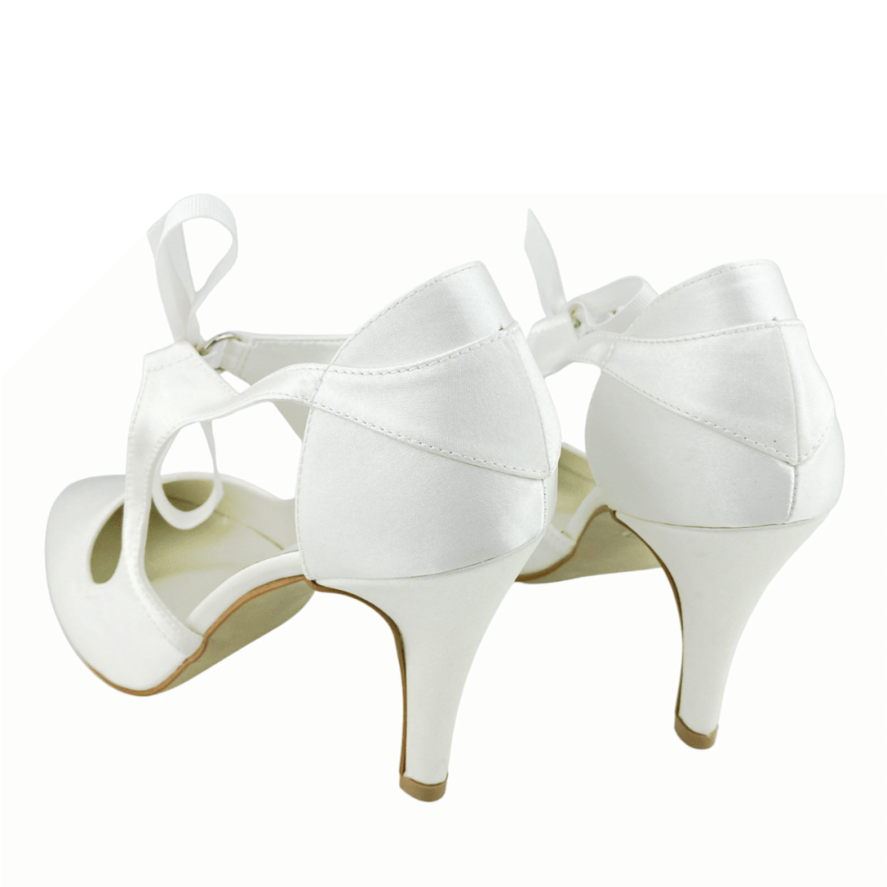 Wedding shoes Emma Satin Ivory