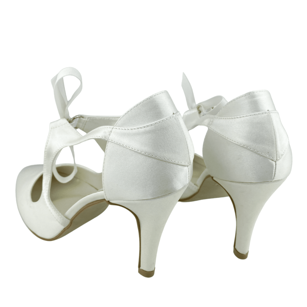Wedding shoes Emma Satin Ivory