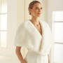 Cape in fur look Avalia E306