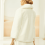 Avalia E315 imitation fur bridal jacket