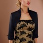 Satin bridal jacket Avalia E55S