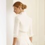 Avalia E55T taffeta bridal jacket