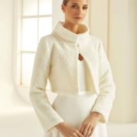 Avalia E291 wool bridal jacket