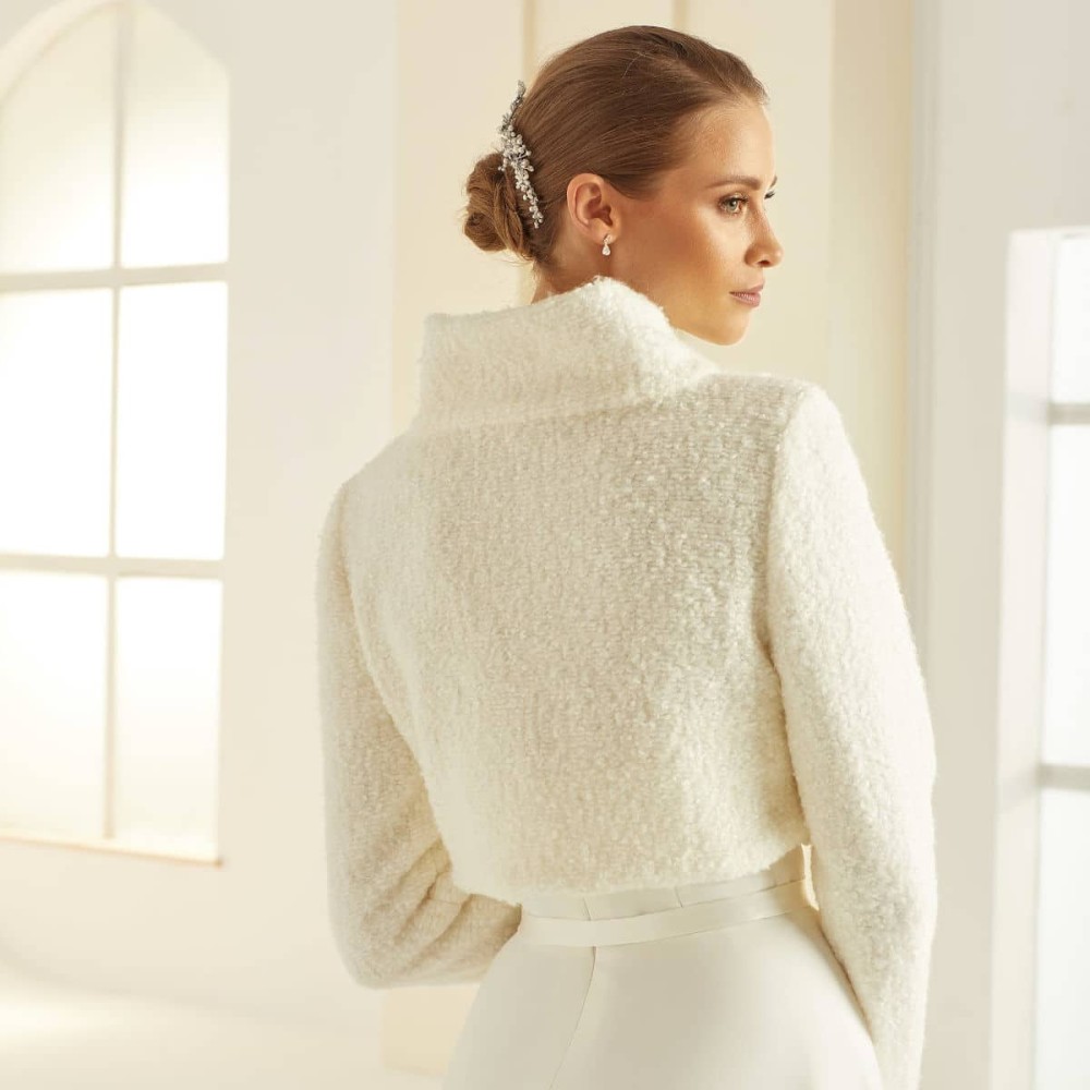 Avalia E291 wool bridal jacket