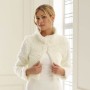 Bridal jacket in fur look Avalia E155