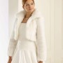 Bridal jacket in fur look Avalia E20