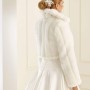 Bridal jacket in fur look Avalia E20