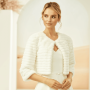 Faux fur bridal jacket Avalia E313