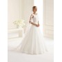 Veil with lace edge Avalia S155