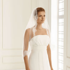 Veil with lace edge Avalia S160
