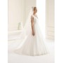 Veil with lace edge Avalia S161