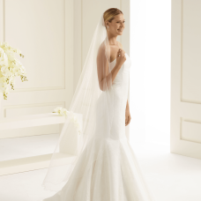 Veil with cranked edge Avalia S121
