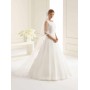 Veil with lace edge Avalia S164