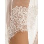 Veil with lace edge Avalia S168