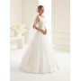 Veil with lace edge Avalia S102