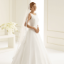Veil with lace edge Avalia S102
