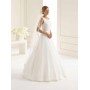 Veil with lace edge Avalia S102