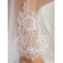 Veil with lace edge Avalia S171