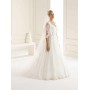 Veil with lace edge Avalia S171