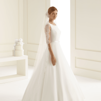 Veil with lace edge Avalia S178