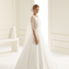 Veil with lace edge Avalia S178