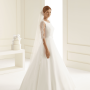 Veil with lace edge Avalia S178