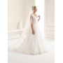 Veil with lace edge Avalia S129