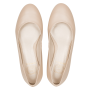 Bride ballerinas Bea leather cream