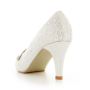 Wedding shoes White Lady 824 Ivory with pearls
