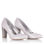 Avril ivory glitter wedding shoes