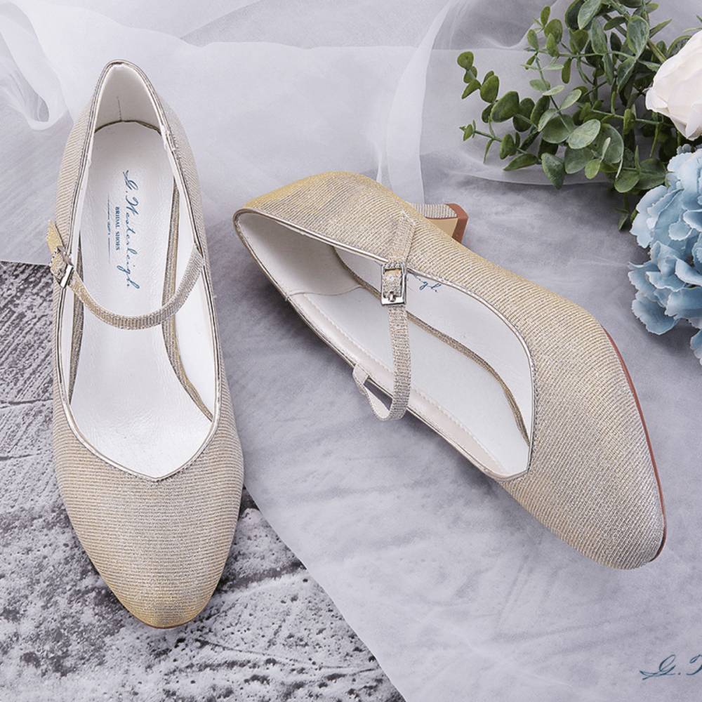 Wedding shoes G. Westerleigh Marietta Champagne