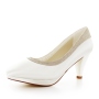 Свадебные атласные туфли White Lady 838