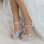 Wedding shoes G. Westerleigh Anita silver