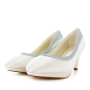 Свадебные атласные туфли White Lady 838