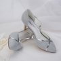 Свадебные серебряные туфли G. Westerleigh Zara