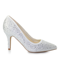 Wedding shoes White Lady 920 Ivory with rhinestones
