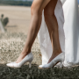 Wedding shoes White Lady 920 Ivory with rhinestones